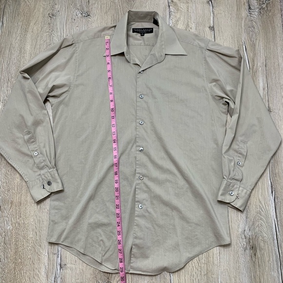 Perry Ellis Portfolio Stretch Dress Shirt Sz Neck 15 - Picture 8 of 8